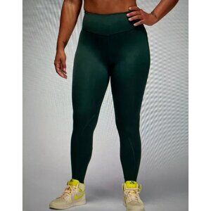 Jordan Dri-Fit Green Leggings Tight Fit Womens S Polyester/Spandex Blend